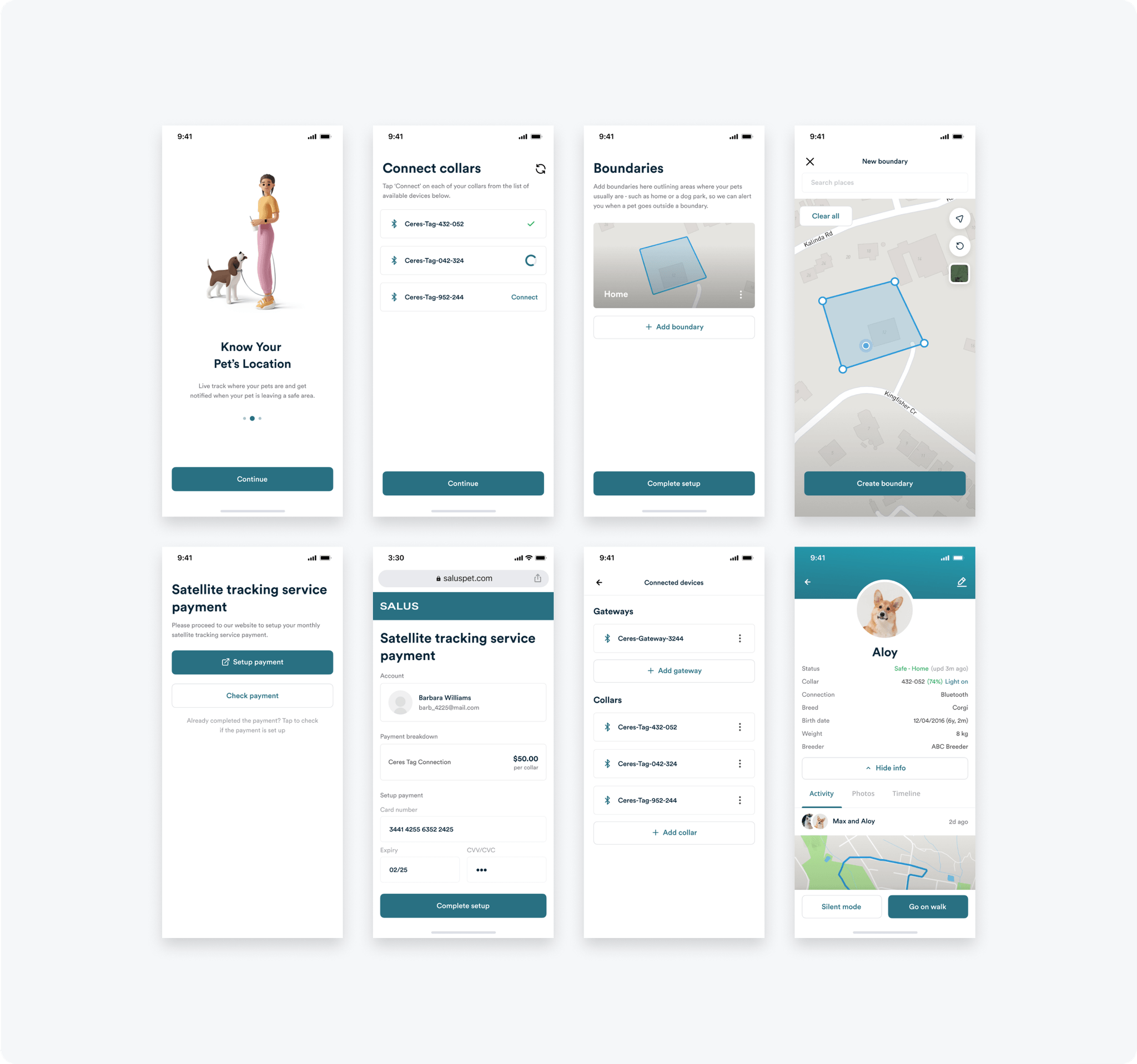 Next-gen pet monitoring and activity-tracking app | Projects | Appello ...